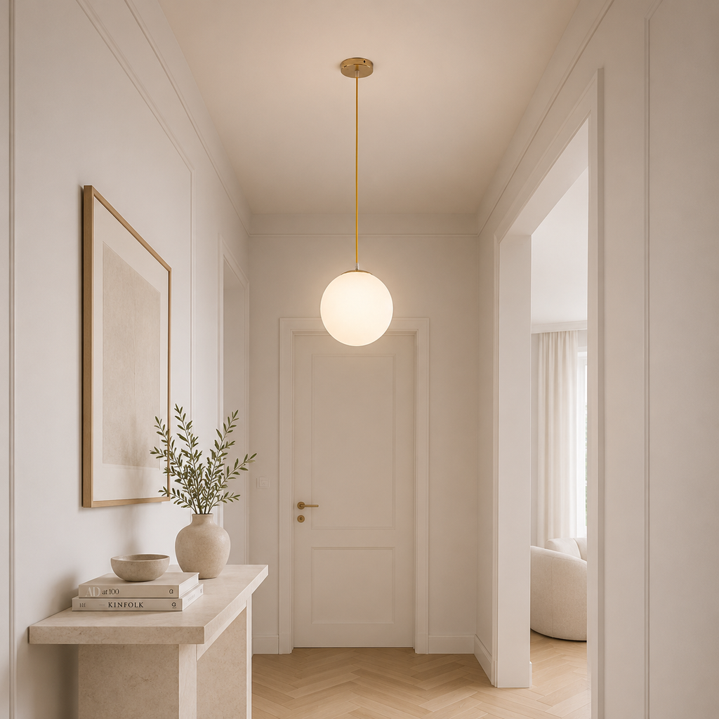 Casa Lumière Glazen Bol Hanglamp Nordic Design – Minimalistische Design Lamp