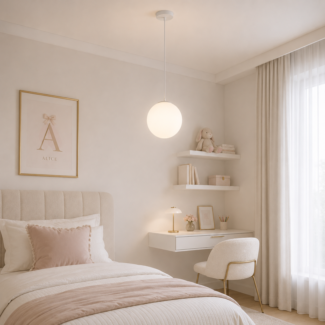 Casa Lumière Glazen Bol Hanglamp Nordic Design – Minimalistische Design Lamp