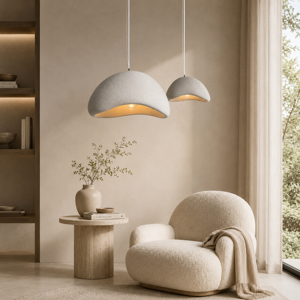 Casa Lumière Wabi-Sabi Japandi Hanglamp Cloud Burst - Design Lamp Eetkamer, Woonkamer & Slaapkamer