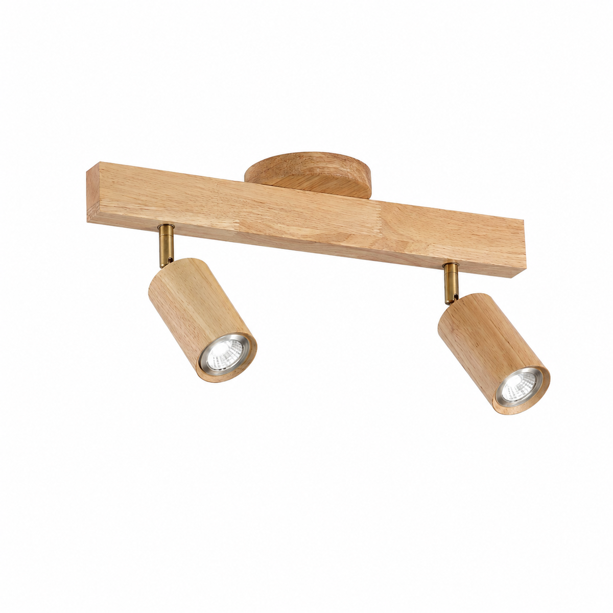 Casa Lumière Houten Track Plafondlamp - Design Lamp Warme Spotverlichting