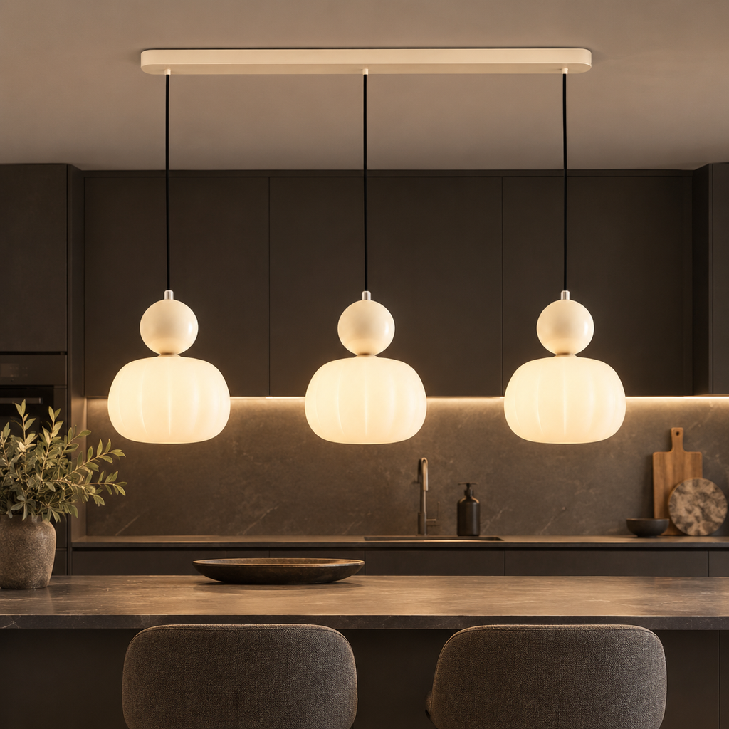 Casa Lumière Glazen Hanglamp - Decoratieve Bol Design Lamp