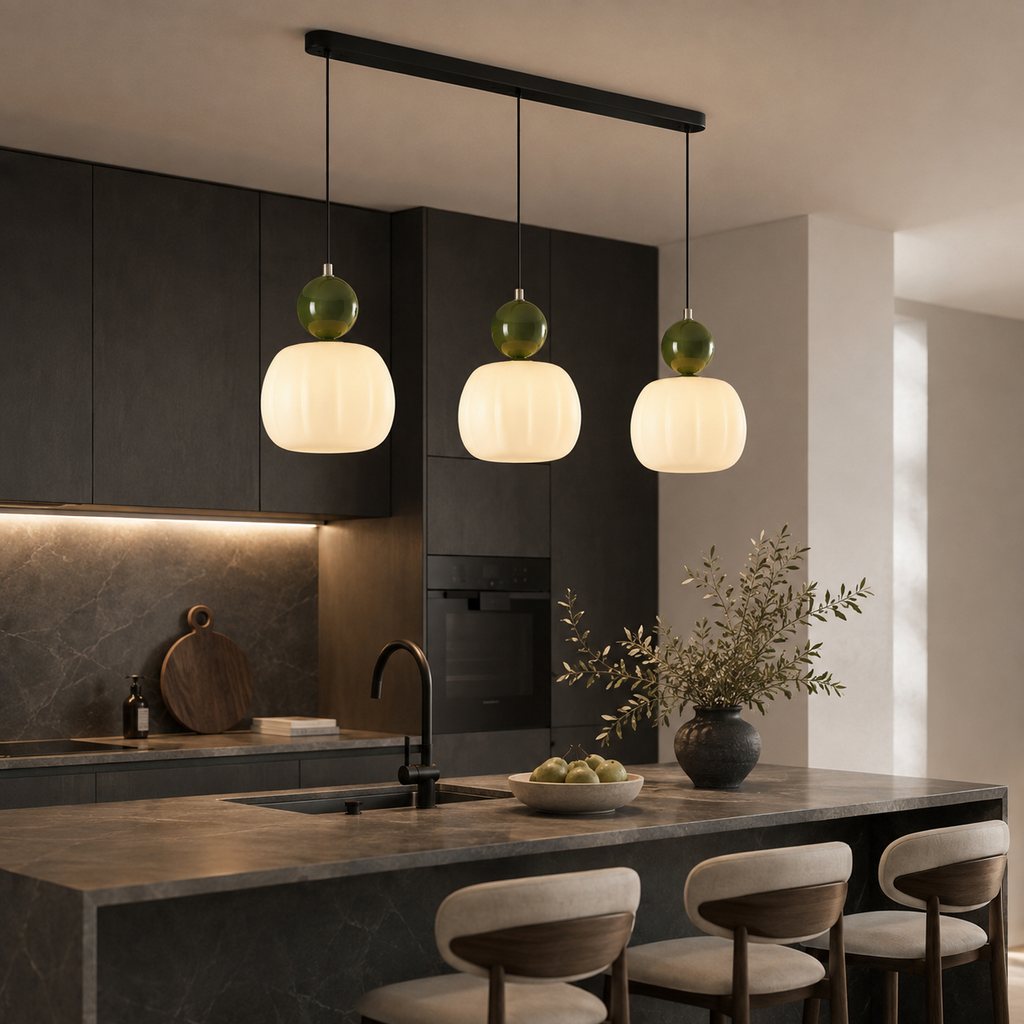 Casa Lumière Glazen Hanglamp - Decoratieve Bol Design Lamp