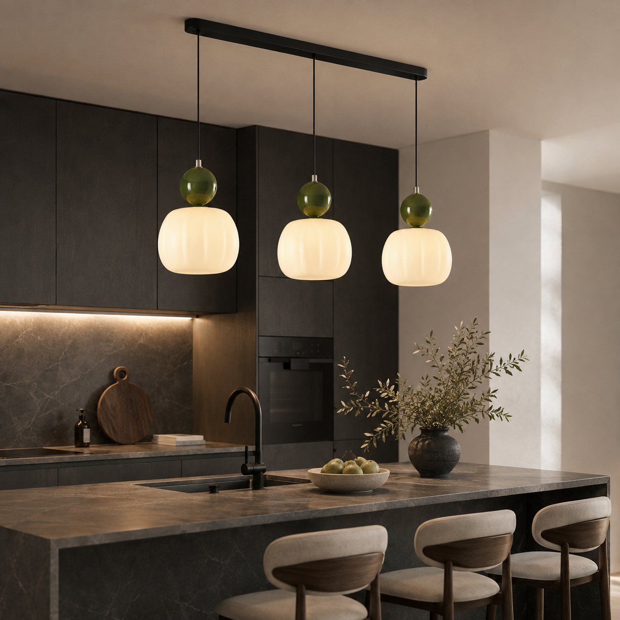 Casa Lumière Glazen Hanglamp - Decoratieve Bol Design Lamp
