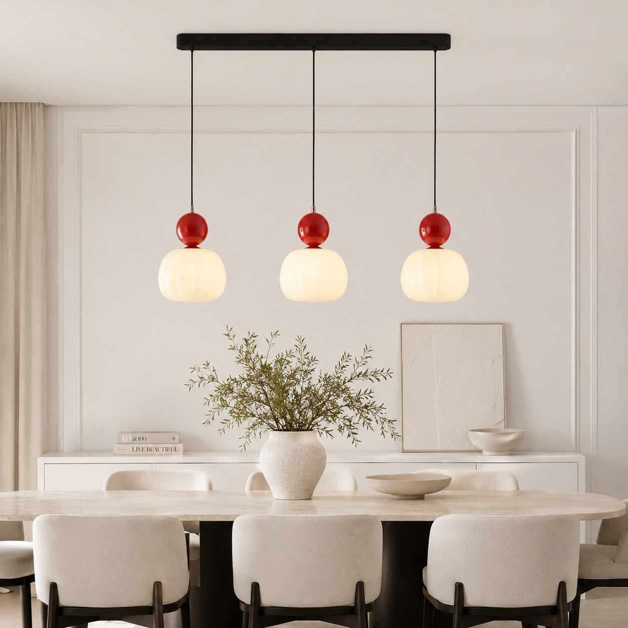 Casa Lumière Glazen Hanglamp - Decoratieve Bol Design Lamp