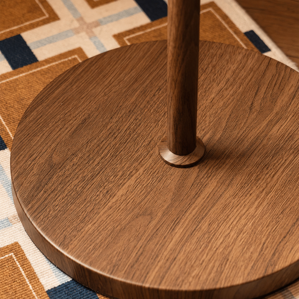 Casa Lumière Retro Vloerlamp - Design Lamp Sfeerverlichting van Hout en Metaal