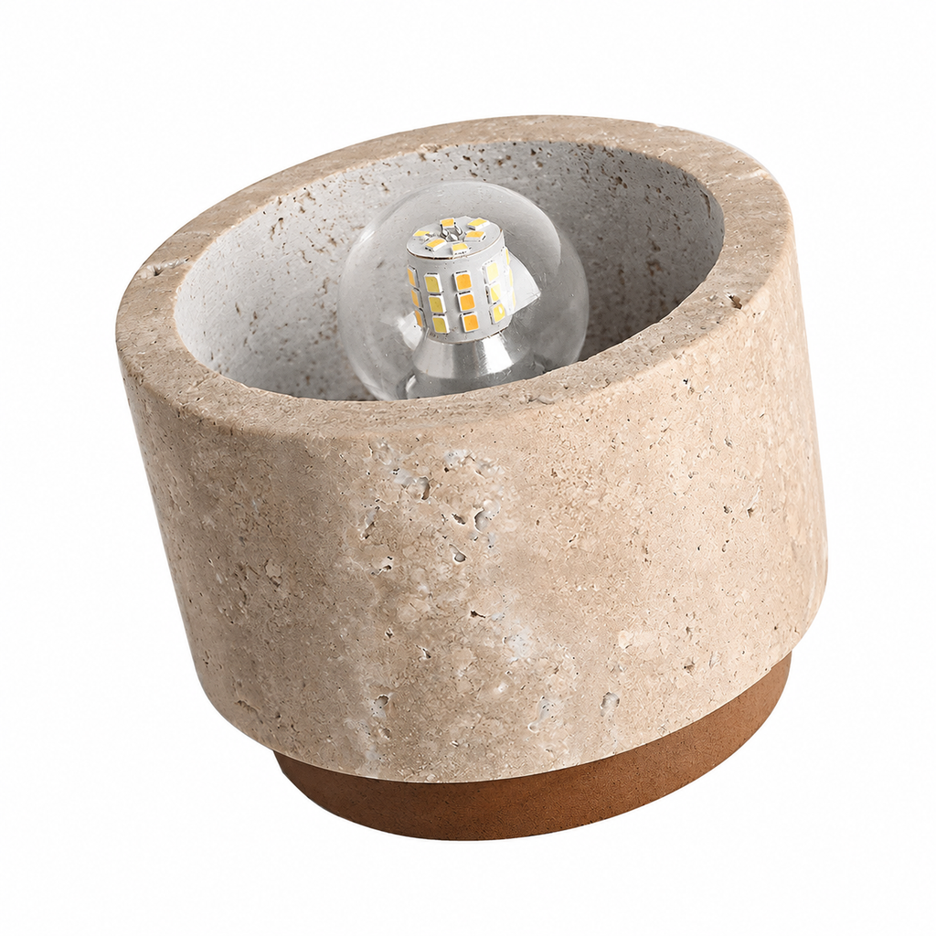 Casa Lumière Travertine Plafondlamp - Natuursteen Spotverlichting