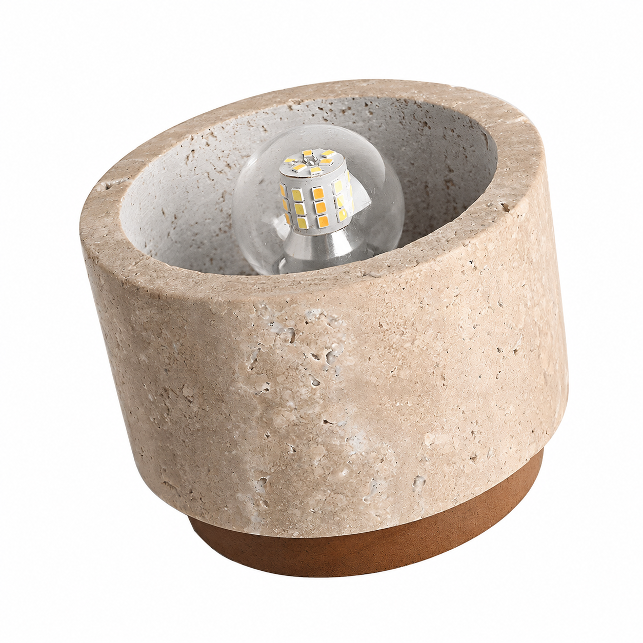 Casa Lumière Travertine Plafondlamp - Natuursteen Spotverlichting