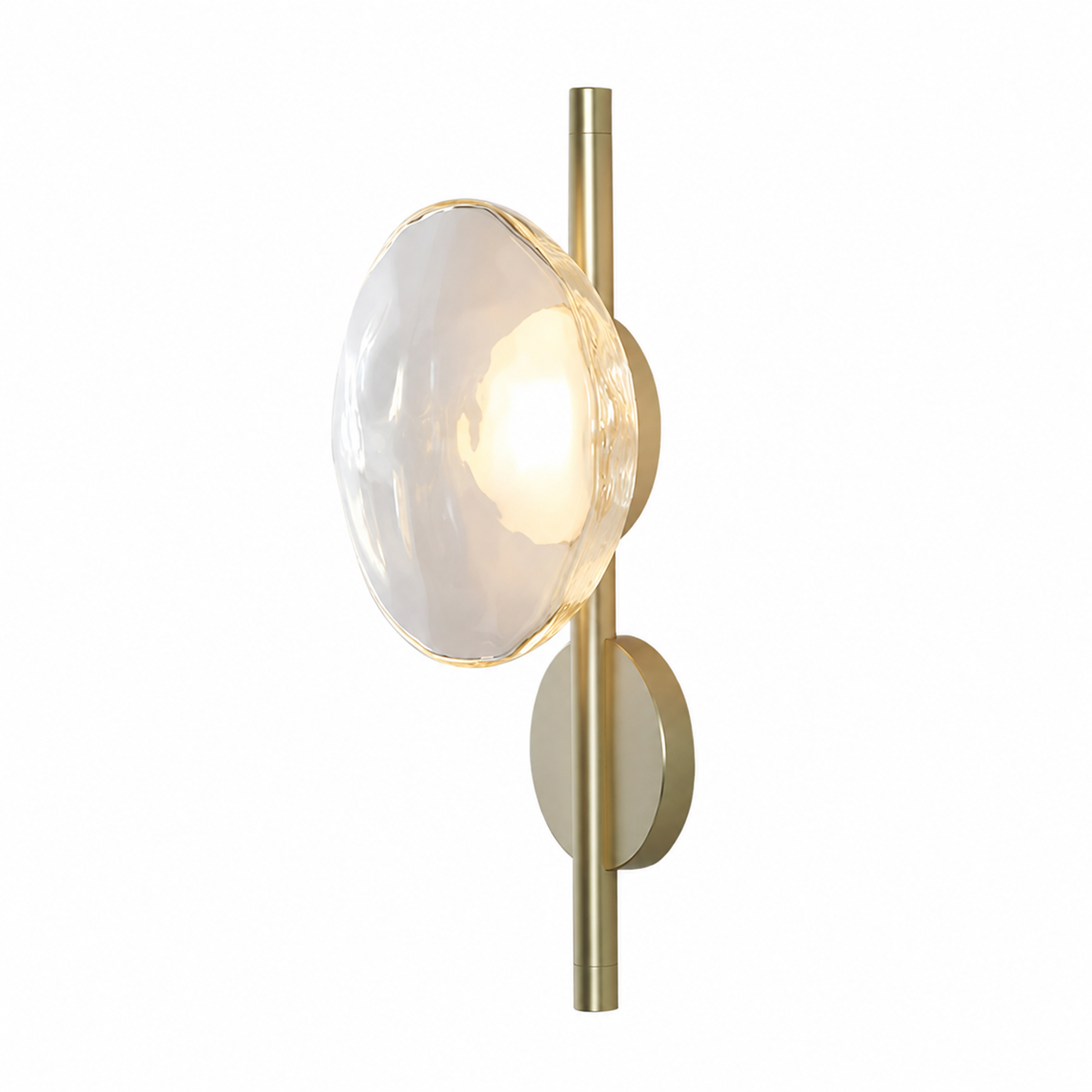 Casa Lumière Nordic Glazen Wandlamp - Ronde Design Lamp met Sfeerverlichting