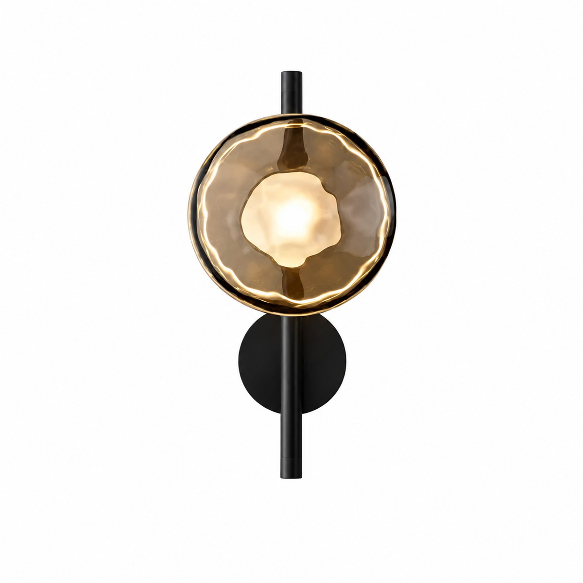 Casa Lumière Nordic Glazen Wandlamp - Ronde Design Lamp met Sfeerverlichting