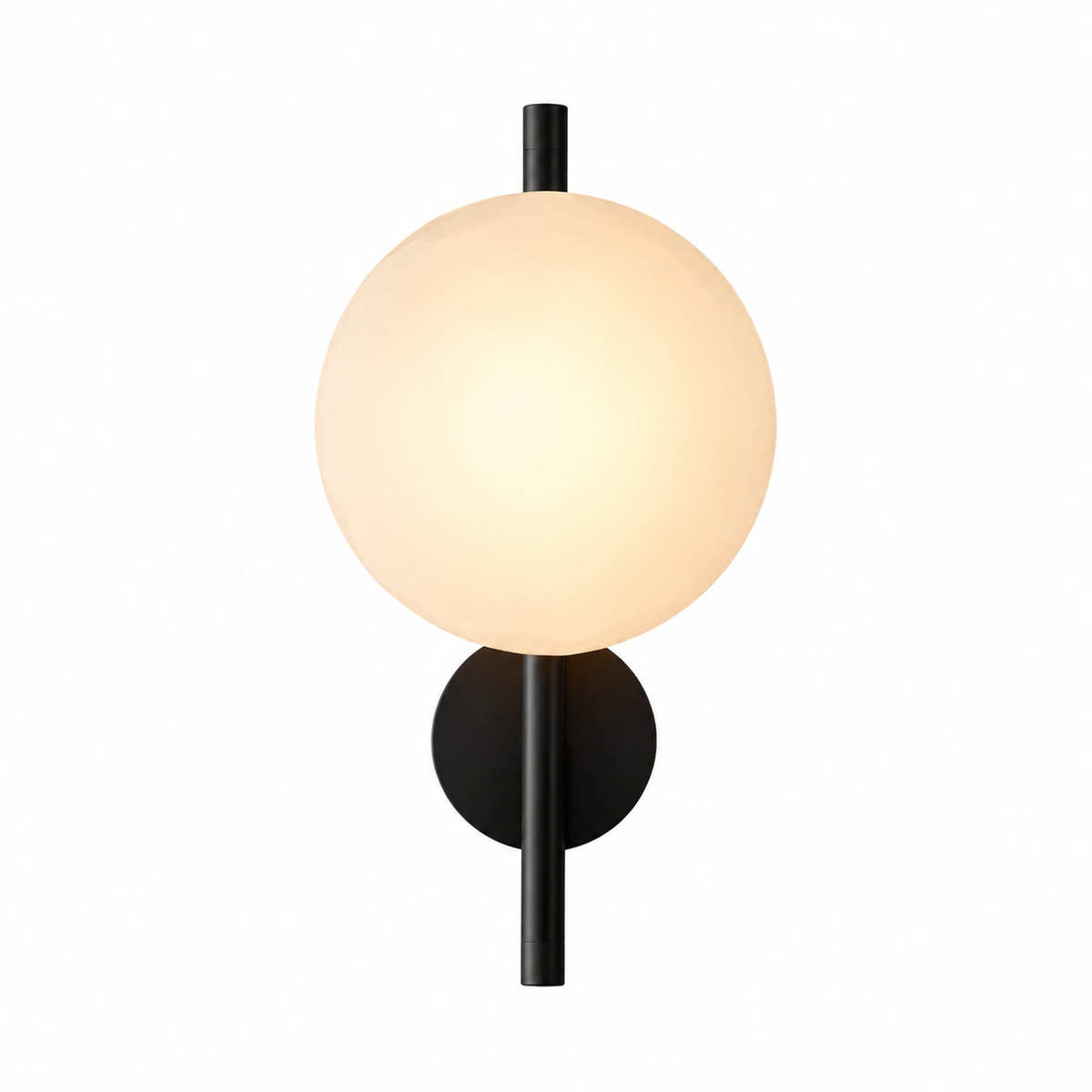 Casa Lumière Nordic Glazen Wandlamp - Ronde Design Lamp met Sfeerverlichting