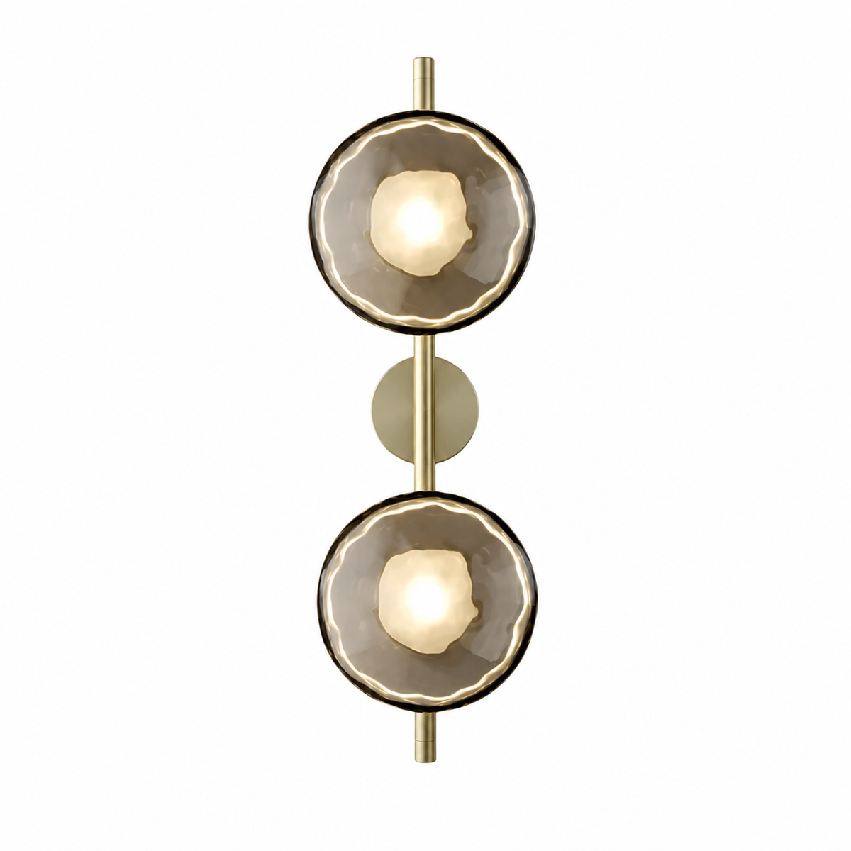 Casa Lumière Nordic Glazen Wandlamp - Ronde Design Lamp met Sfeerverlichting