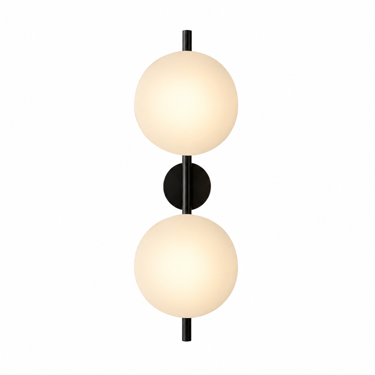 Casa Lumière Nordic Glazen Wandlamp - Ronde Design Lamp met Sfeerverlichting