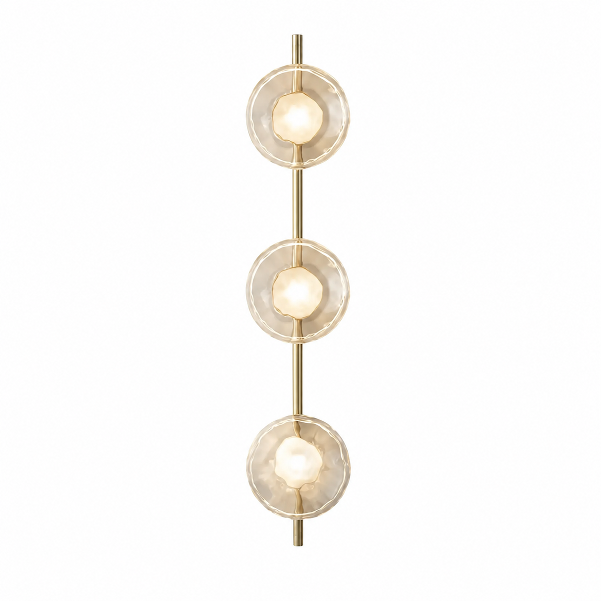 Casa Lumière Nordic Glazen Wandlamp - Ronde Design Lamp met Sfeerverlichting