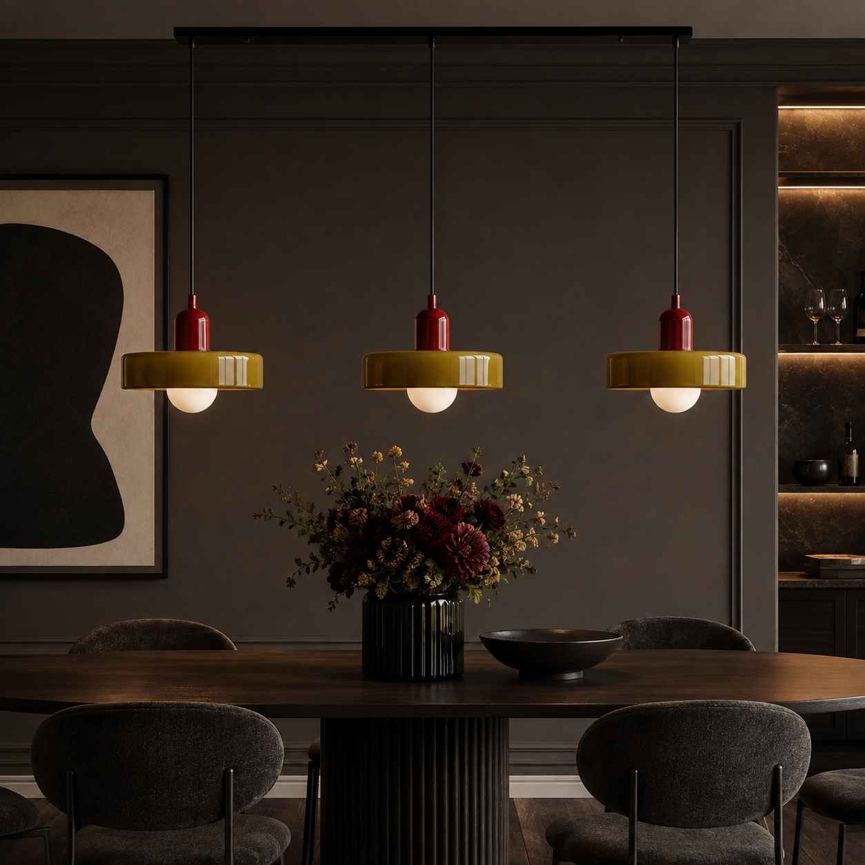 Casa Lumière Triple Retro Hanglamp - Design Lamp Sfeerverlichting