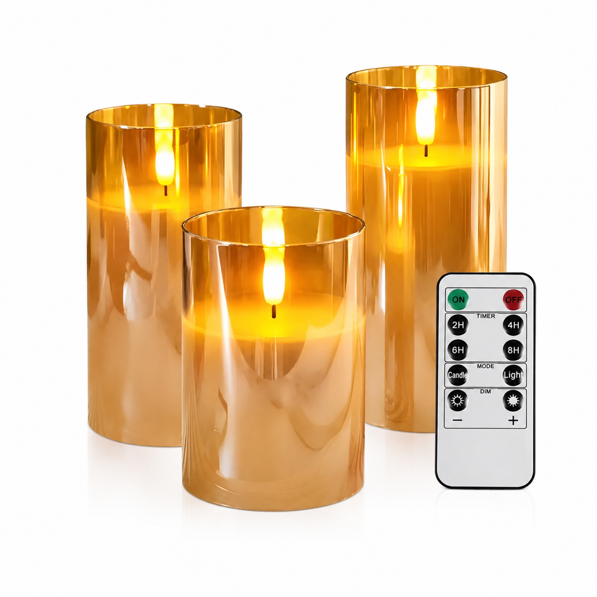 Casa Lumière Flameless Candles – Ambient Lighting with Remote Control