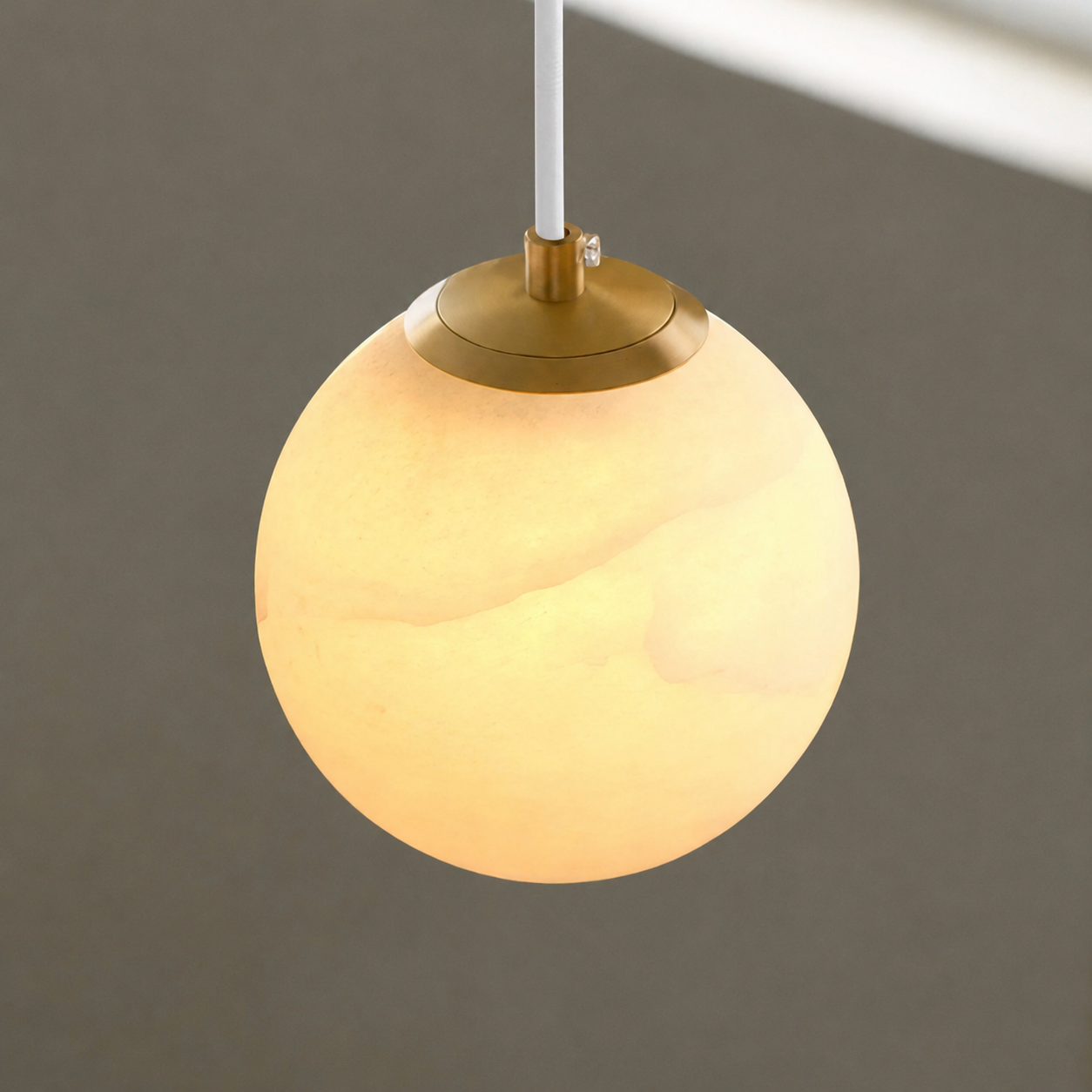 Casa Lumière Japandi Alabaster Hanglamp - Natuursteen Verlichting