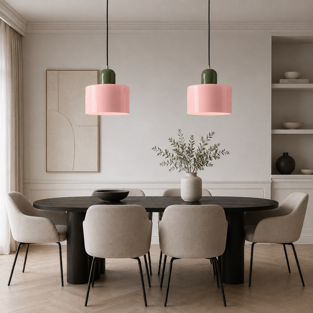 Casa Lumière Retro Glazen Hanglamp - Design Lamp Sfeerverlichting