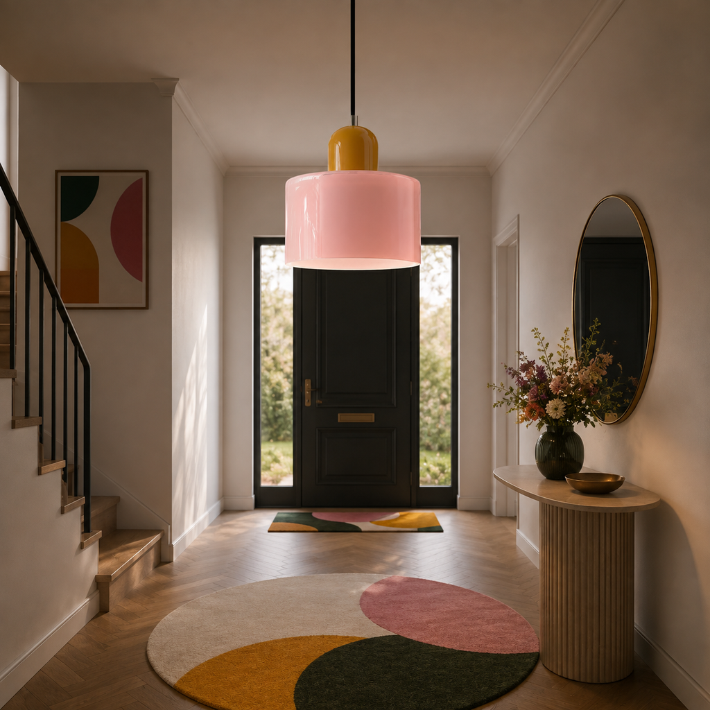 Casa Lumière Retro Glazen Hanglamp - Design Lamp Sfeerverlichting
