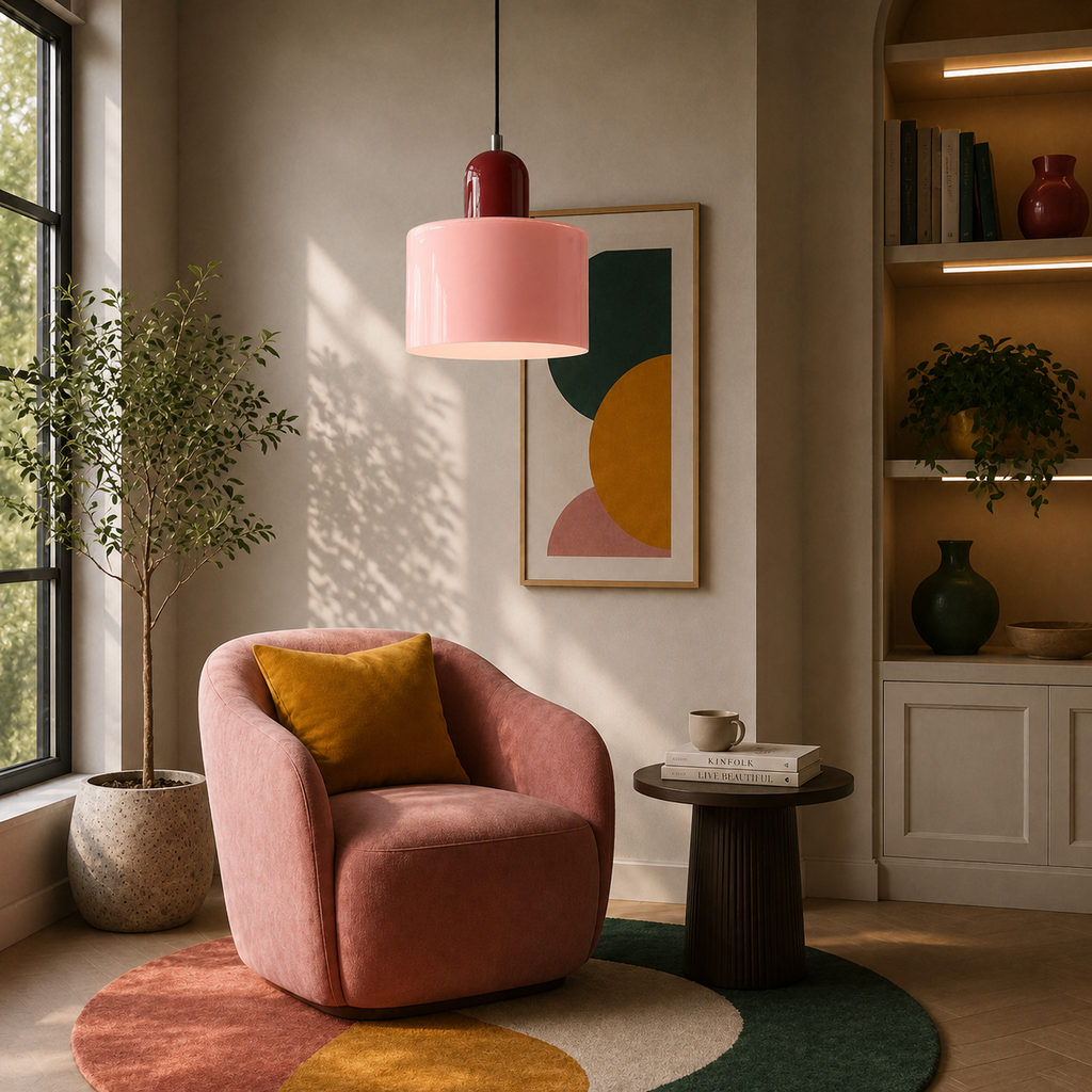 Casa Lumière Retro Glazen Hanglamp - Design Lamp Sfeerverlichting
