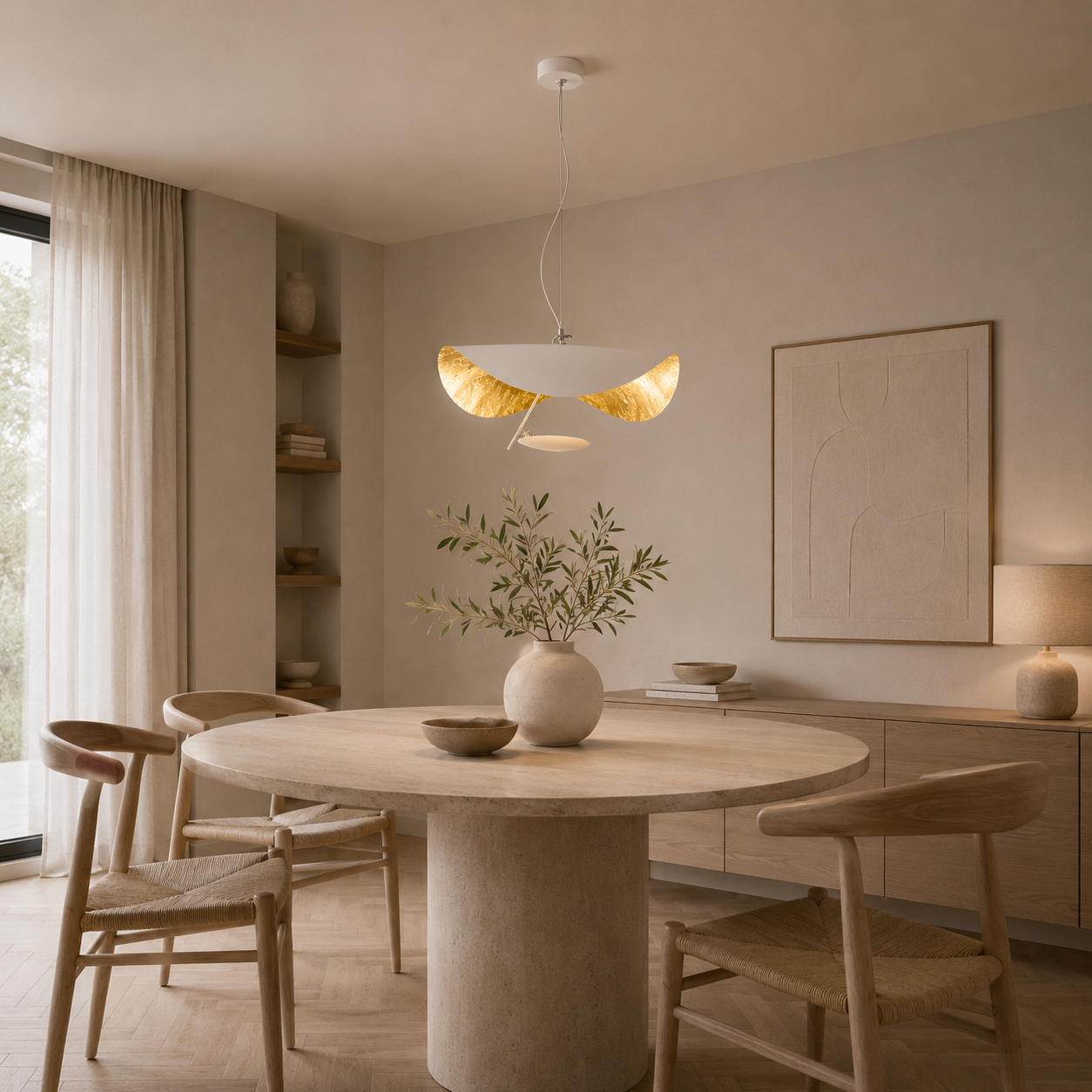 Casa Lumière Scandinavische Design Hanglamp - Artistieke Lichtreflectie