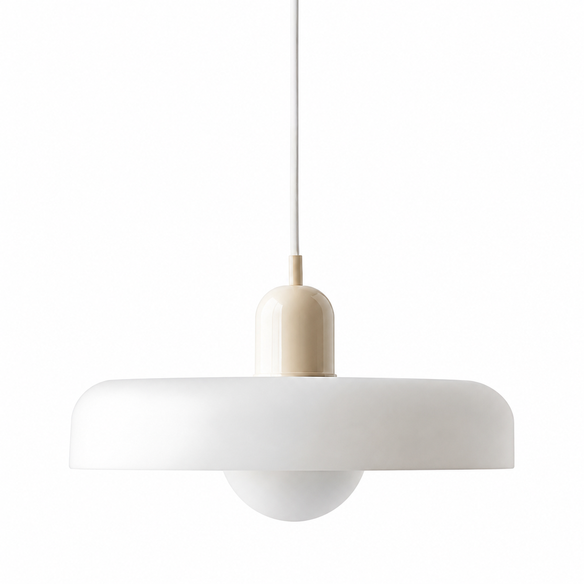 Casa Lumière Retro Hanglamp - Gekleurd Glas & Glazen Bol Sfeerverlichting