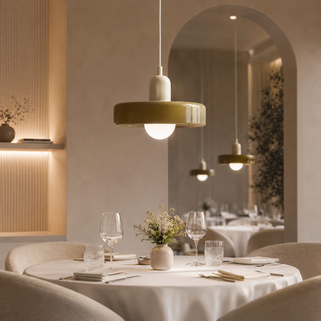 Casa Lumière Retro Hanglamp - Gekleurd Glas & Glazen Bol Sfeerverlichting