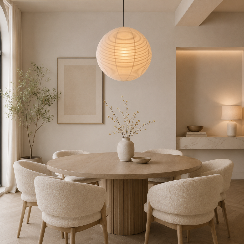 Casa Lumière Papieren Japandi Hanglamp - Design Lamp Sfeerverlichting