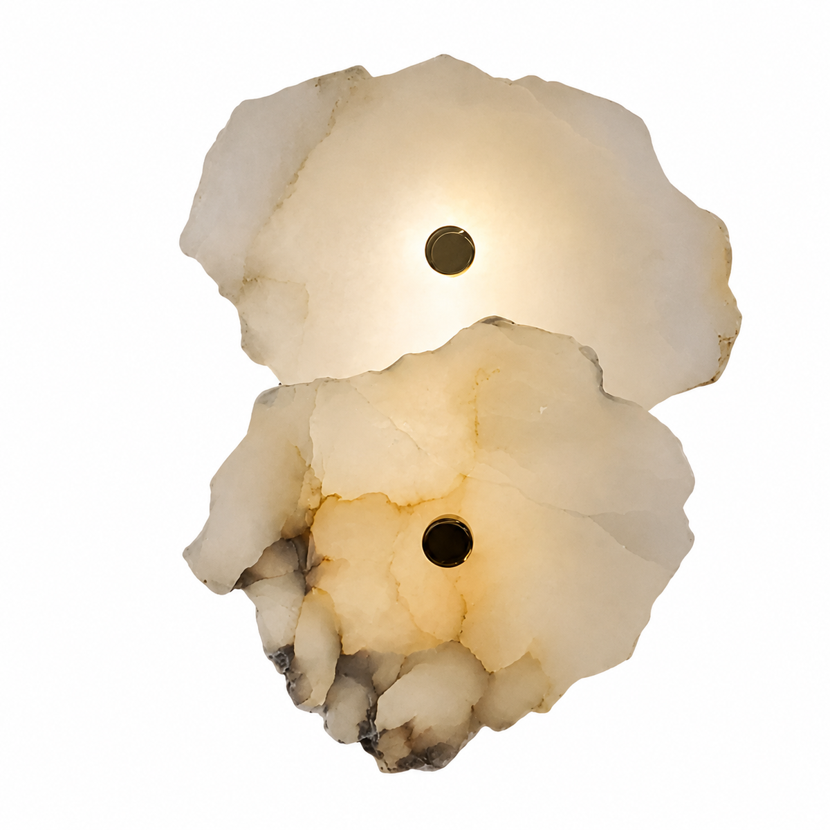 Casa Lumière Organische Marmeren Wandlamp - Design Lamp Zachte Sfeerverlichting