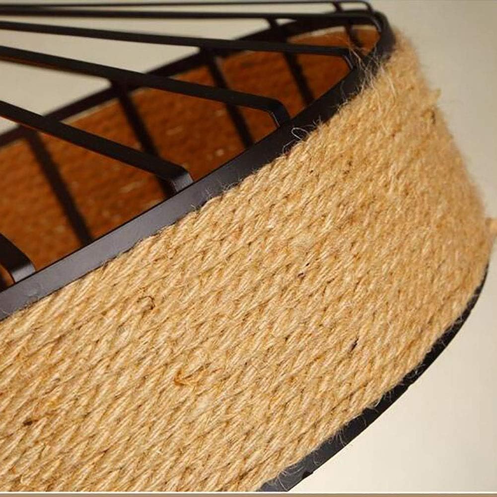 Casa Lumière Classic Hemp Rope Hanglamp - Rustiek IJzer