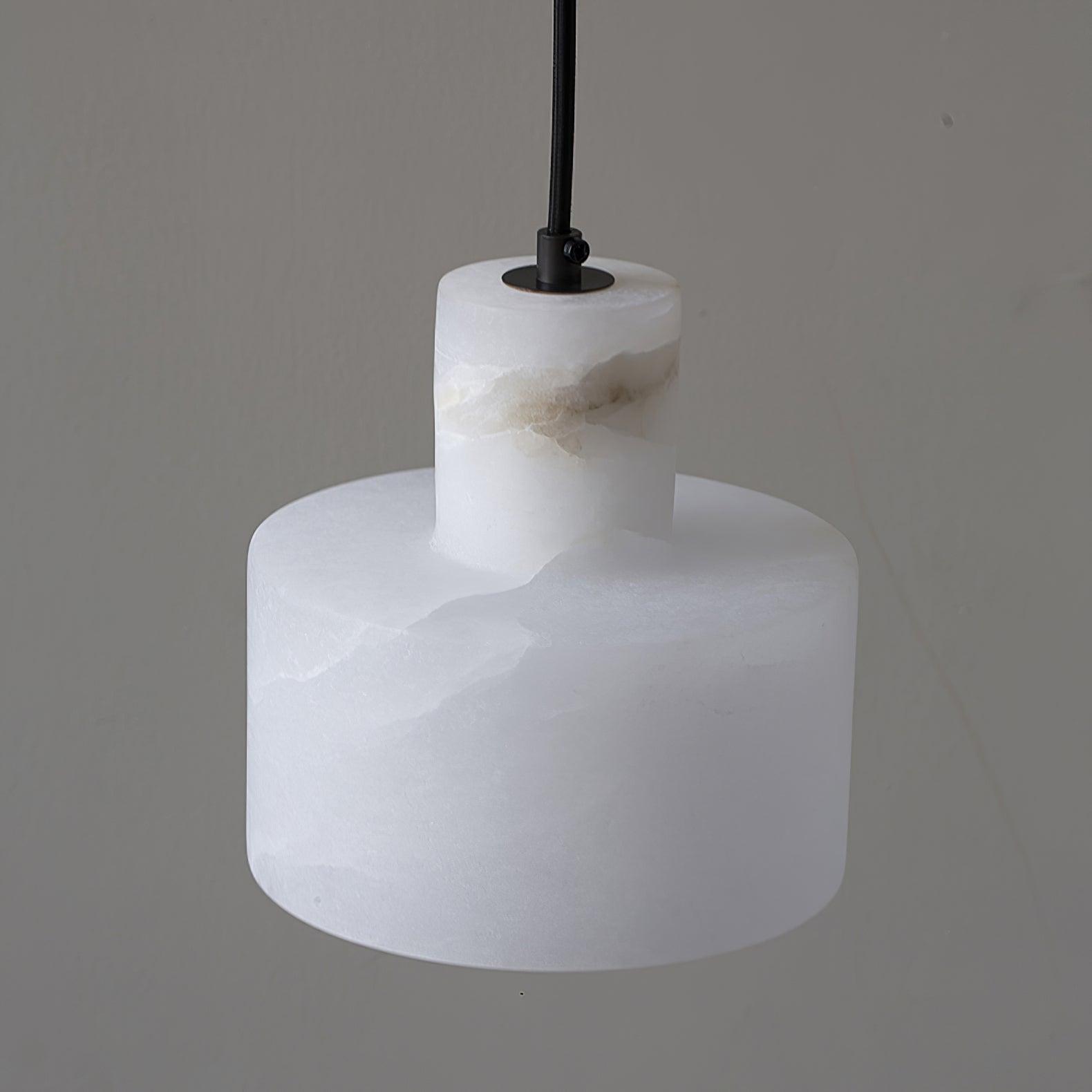Casa Lumière Nordic Cylindrische Alabaster Hanglamp - Keuken Eiland, Slaapkamer, Eettafel
