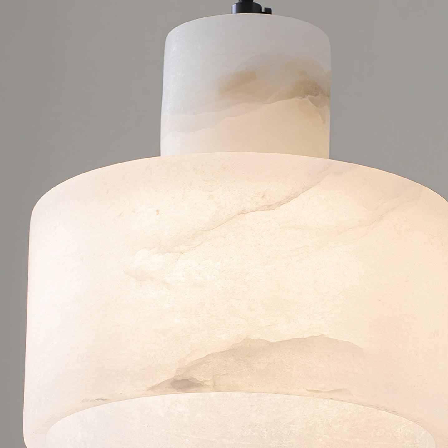 Casa Lumière Nordic Cylindrische Alabaster Hanglamp - Keuken Eiland, Slaapkamer, Eettafel