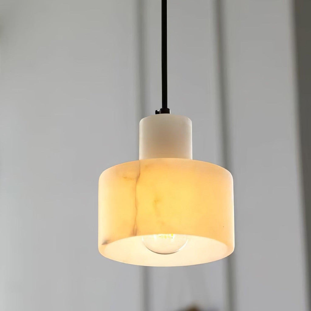 Casa Lumière Nordic Cylindrische Alabaster Hanglamp - Keuken Eiland, Slaapkamer, Eettafel