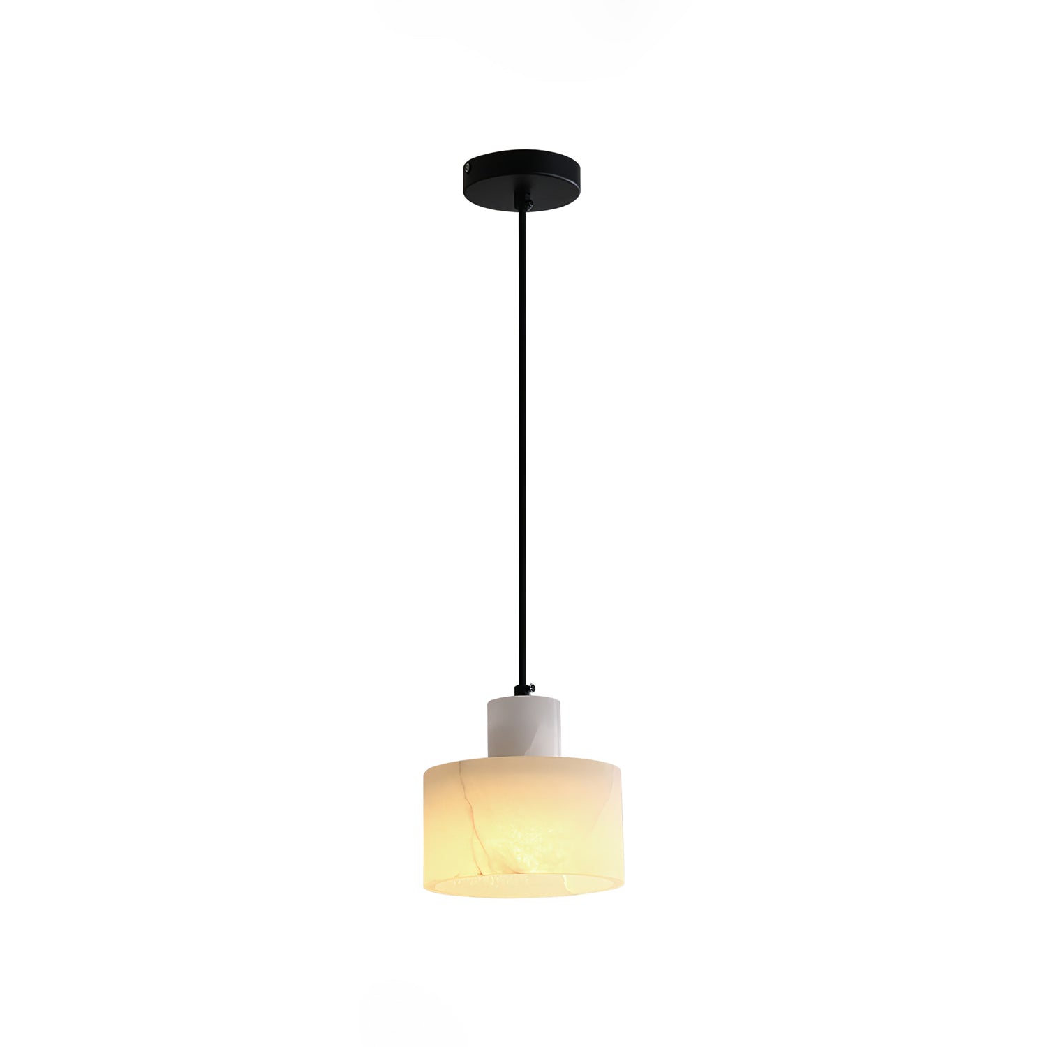 Casa Lumière Nordic Cylindrische Alabaster Hanglamp - Keuken Eiland, Slaapkamer, Eettafel