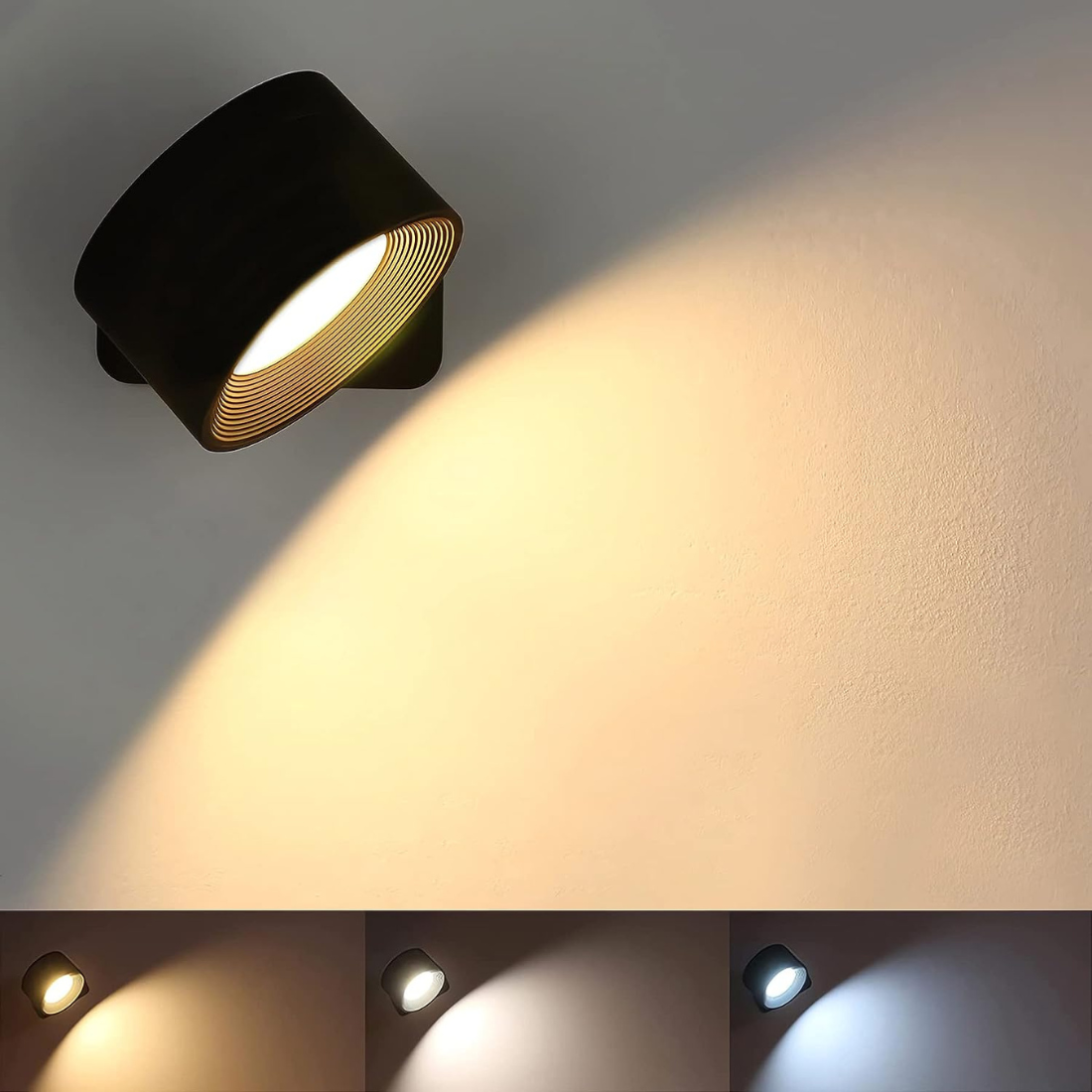 Casa Lumière Draadloze Wandlamp met 360° Magneet - LED Wandverlichting zonder Boren