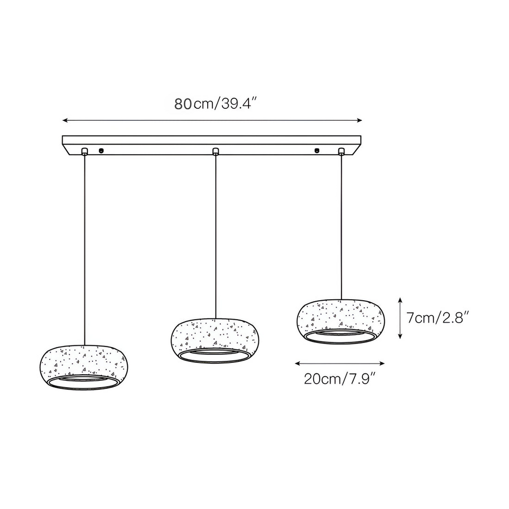 Casa Lumière Wabi-Sabi Travertine Hanglamp - Natuursteen Design Lamp