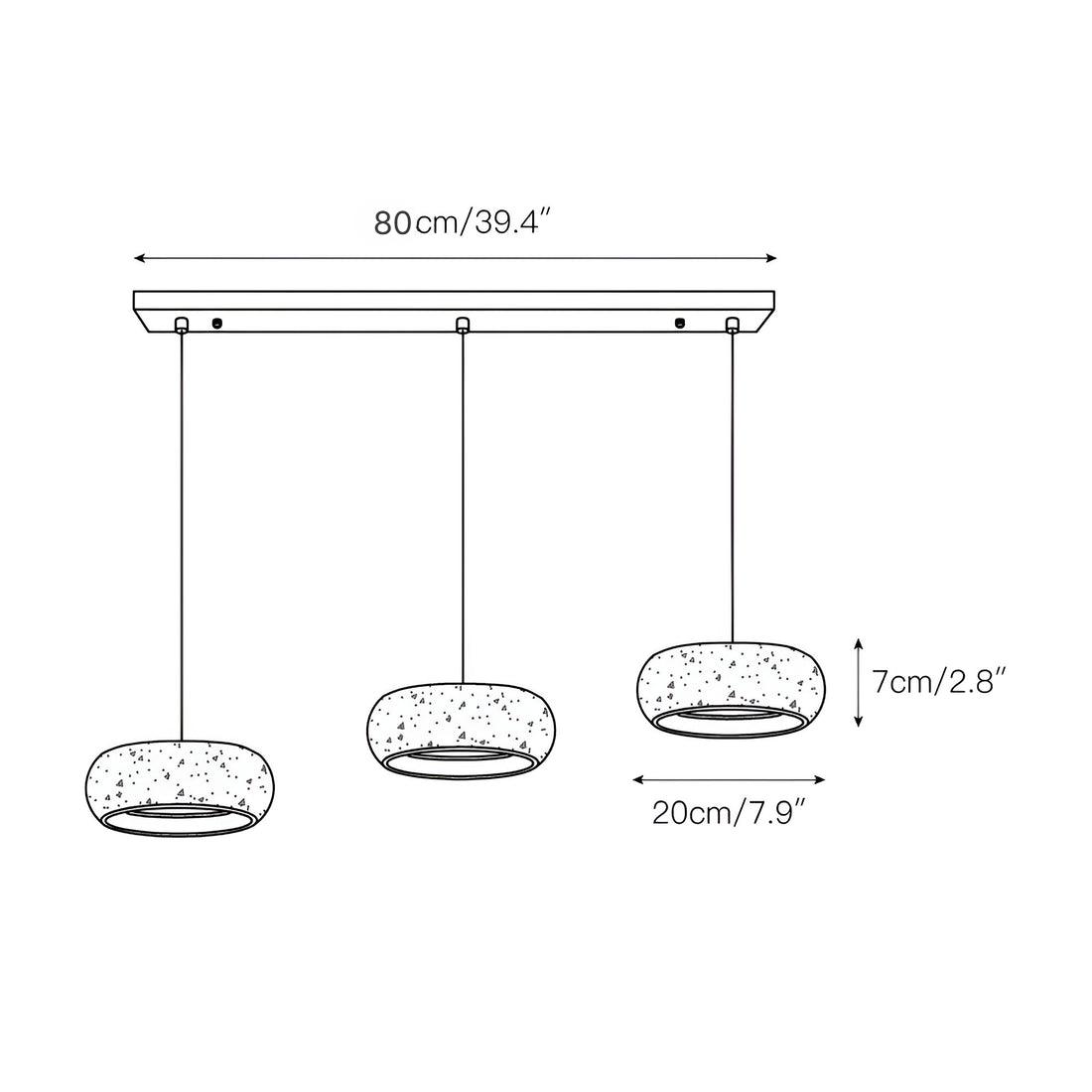 Casa Lumière Wabi-Sabi Travertine Hanglamp - Natuursteen Design Lamp