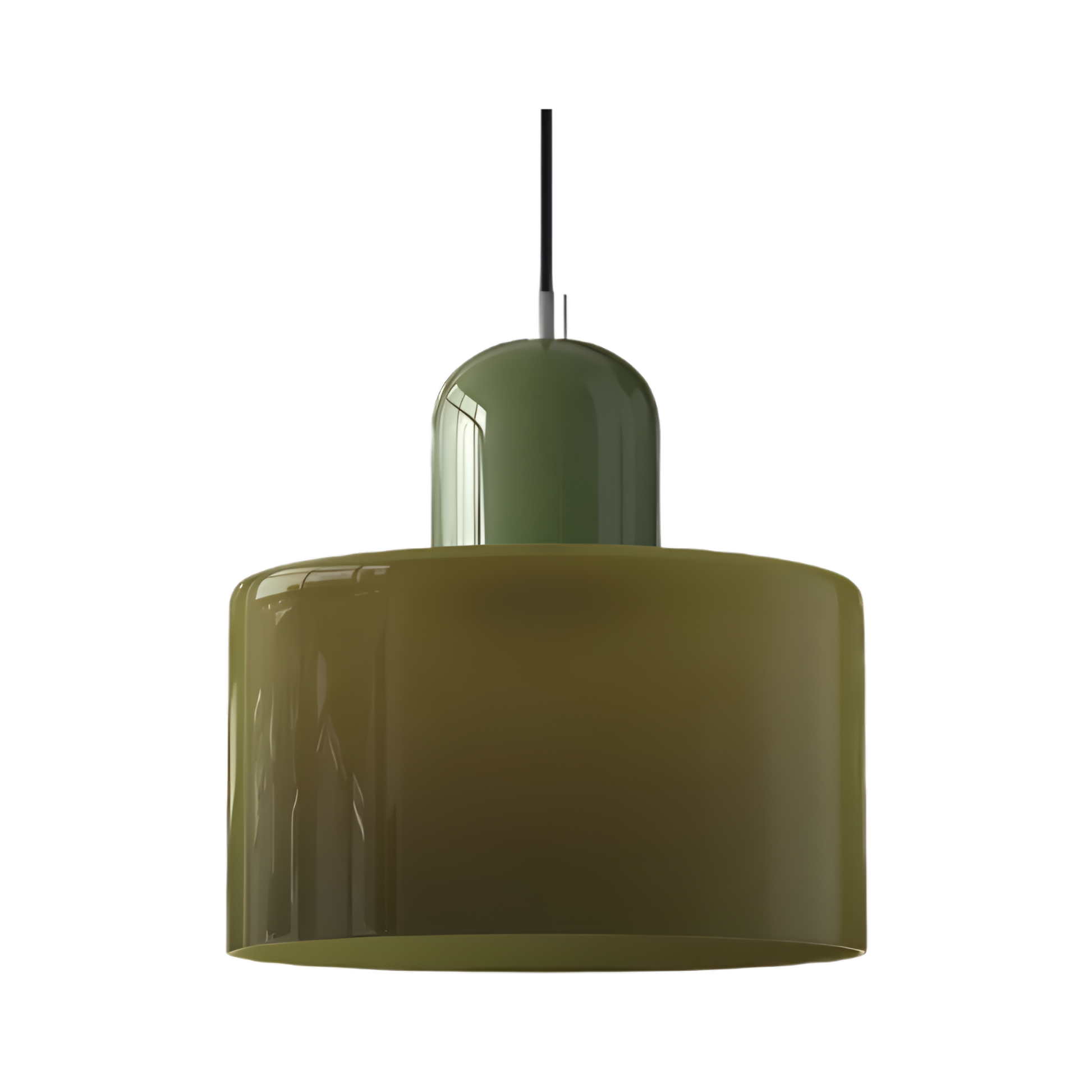 Casa Lumière Scandinavische Glazen Hanglamp - Metalen basis in twee tinten