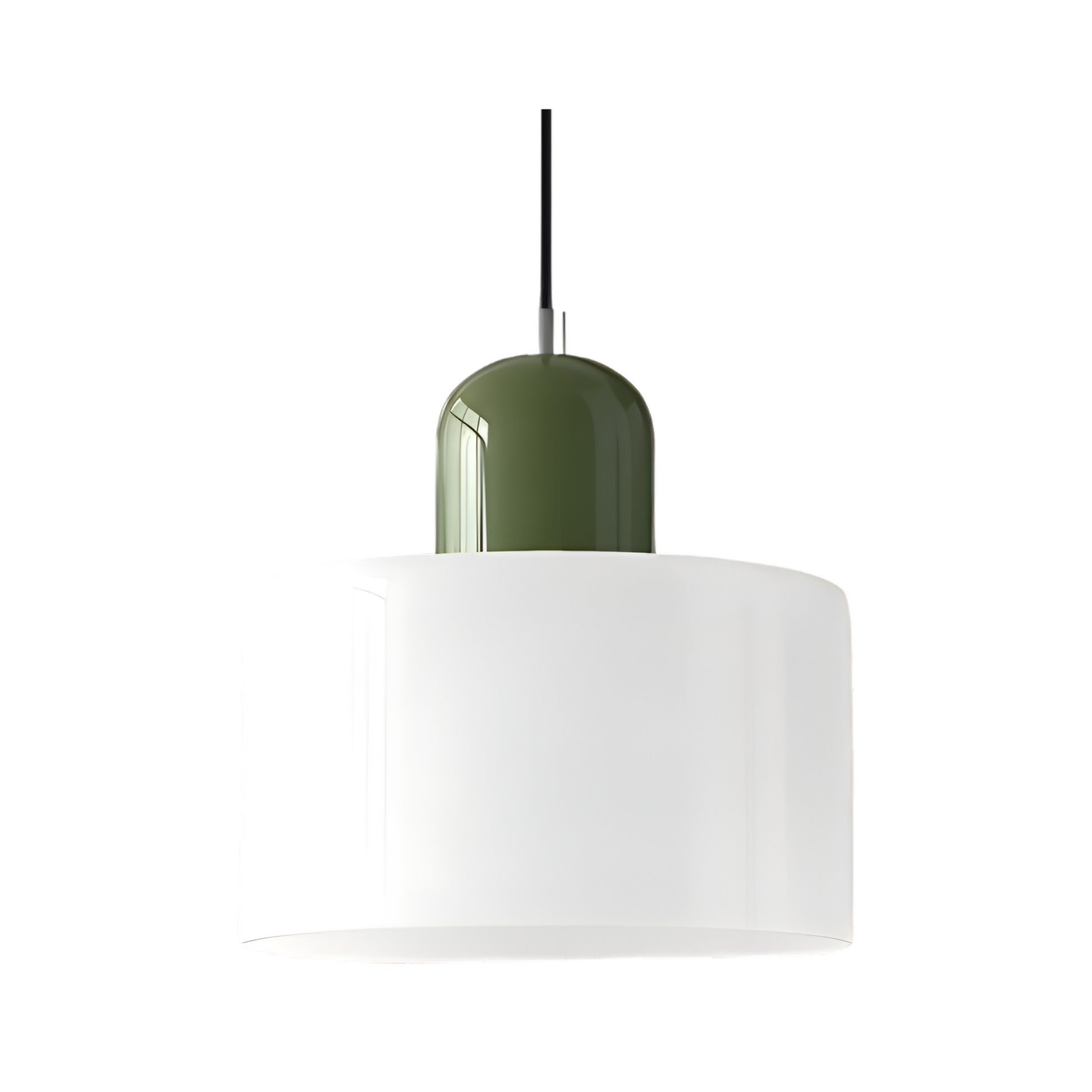 Casa Lumière Scandinavische Glazen Hanglamp - Metalen basis in twee tinten