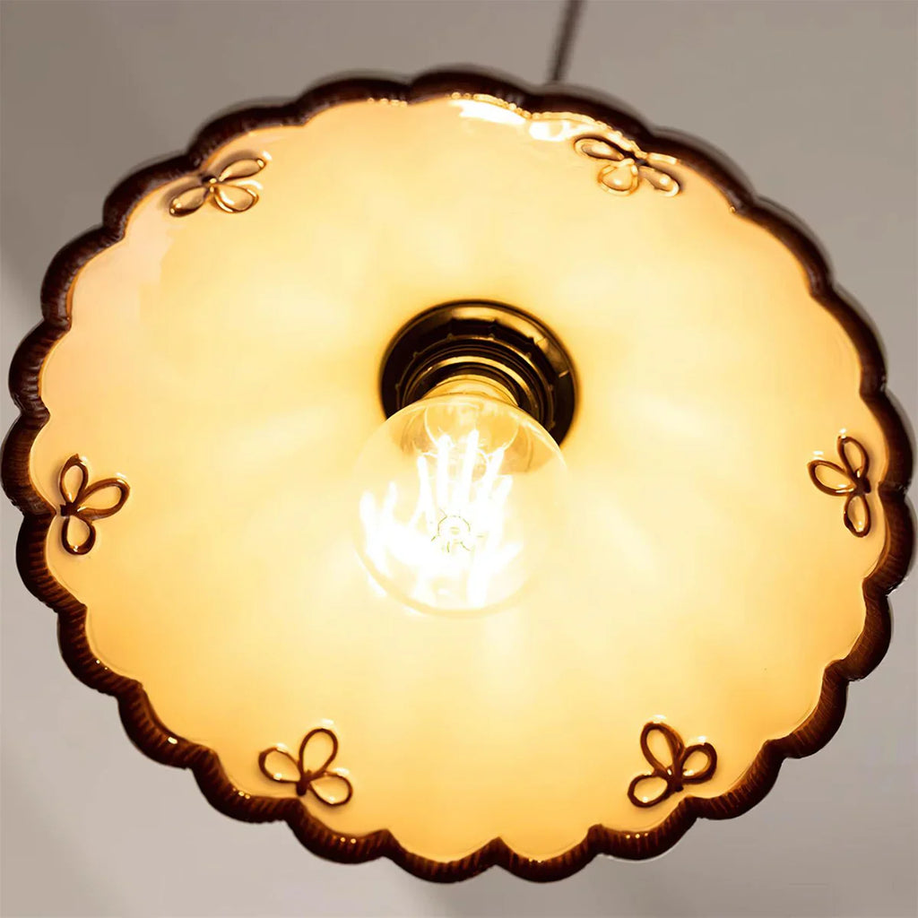 Casa Lumière Vintage Keramische Hanglamp - Klassieke Details