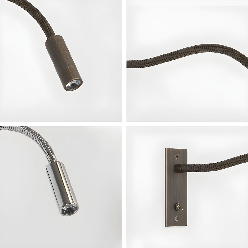 Casa Lumière Flexibele Wandlamp - Minimalistische Leeslamp voor Slaapkamer & Leeshoek