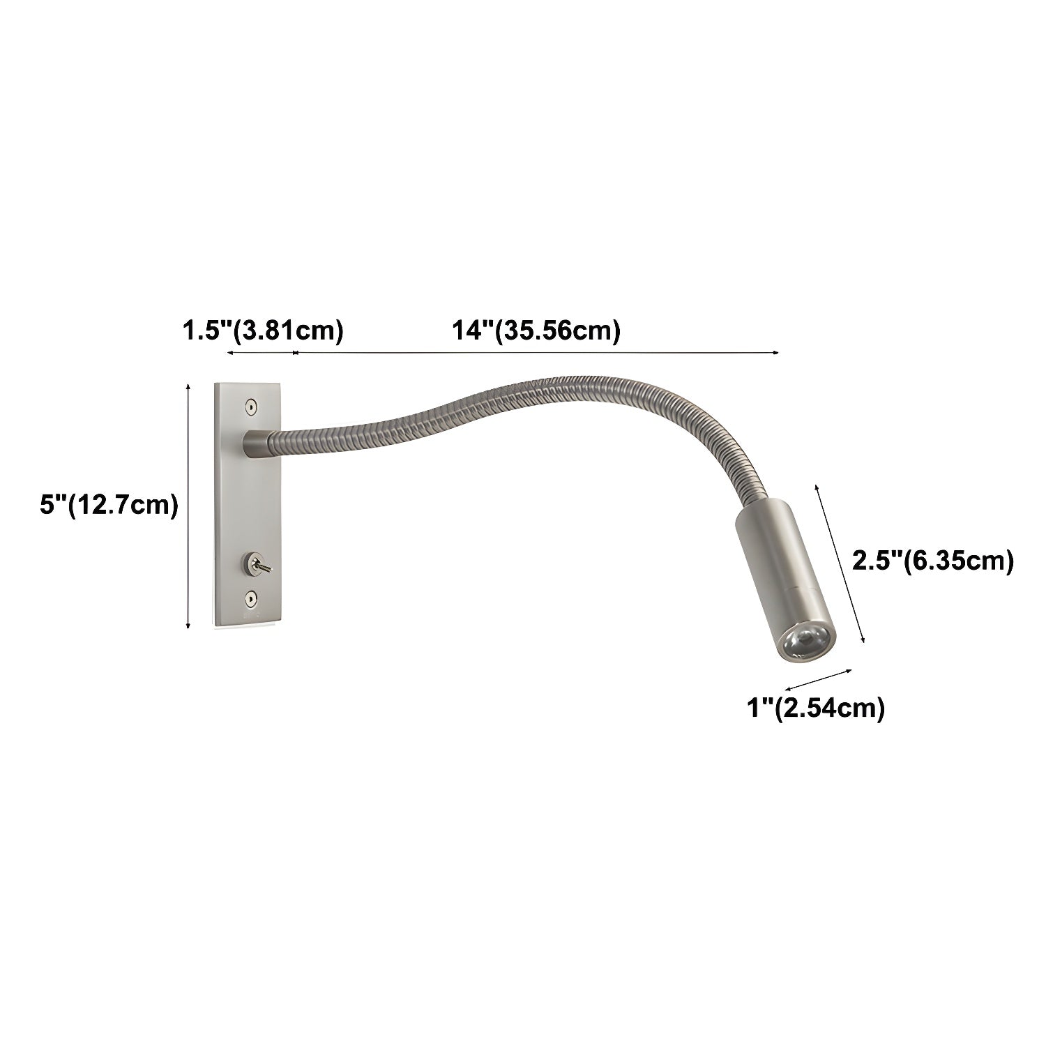 Casa Lumière Flexibele Wandlamp - Minimalistische Leeslamp voor Slaapkamer & Leeshoek