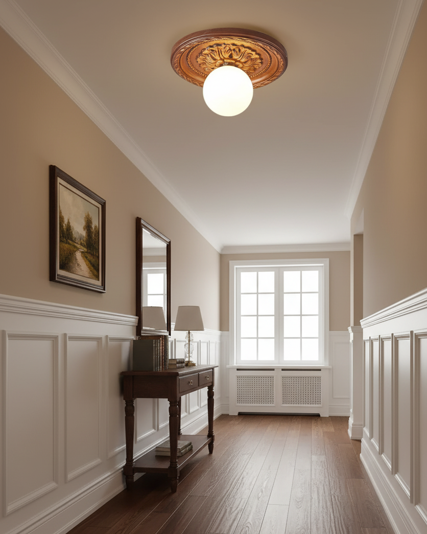 Casa Lumière Klassieke Plafondlamp - Reliëf Design Lamp