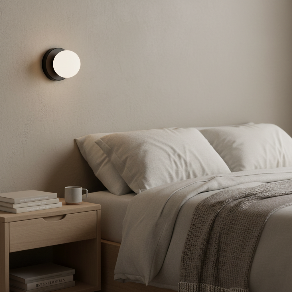 Casa Lumière Nordic Minimalistische LED Wandlamp - Ronde Vorm met Glazen Bol