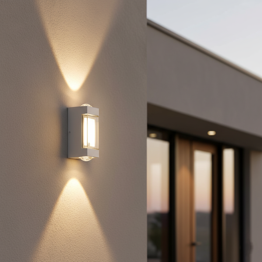Casa Lumière Nordic Up Down Outdoor Wandlamp - Waterdichte Minimalistische LED Buitenverlichting