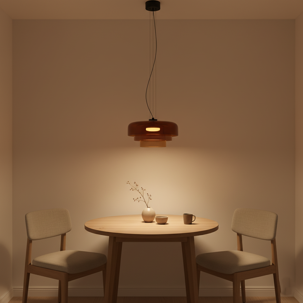 Casa Lumière Nordic Celestial Glazen Hanglamp - Warme Design Lamp Sfeerverlichting