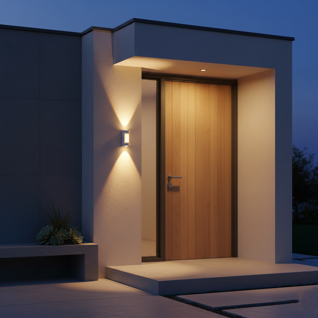 Casa Lumière Nordic Up Down Outdoor Wandlamp - Waterdichte Minimalistische LED Buitenverlichting