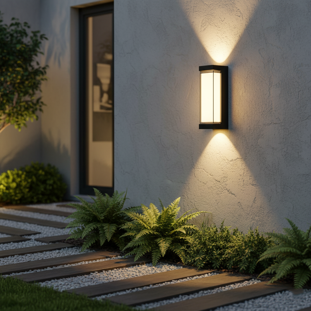 Casa Lumière Nordic Up Down Outdoor Wandlamp - Waterdichte Minimalistische LED Buitenverlichting