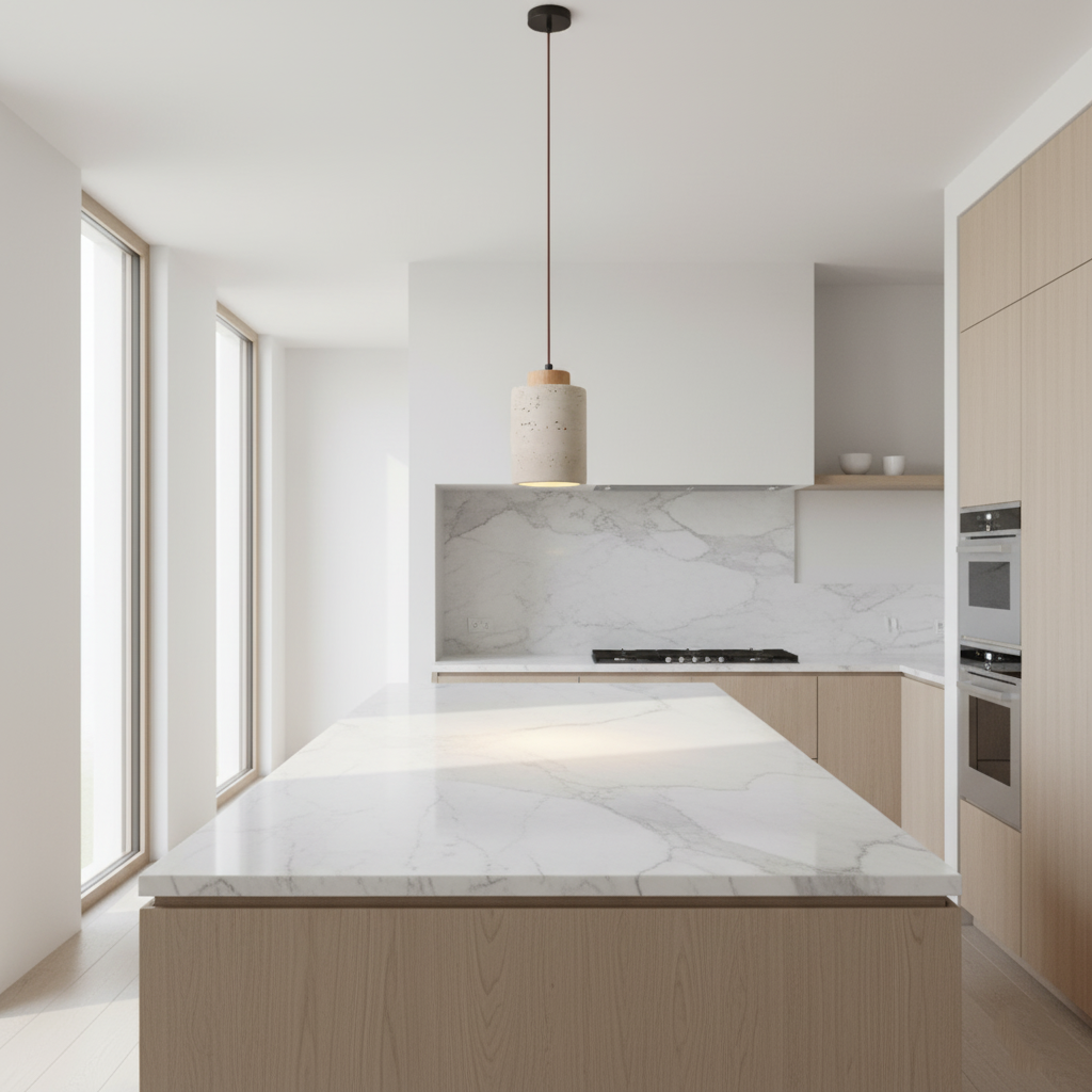 Casa Lumière Travertine Hanglamp - Minimalistisch Nordic Natuursteen