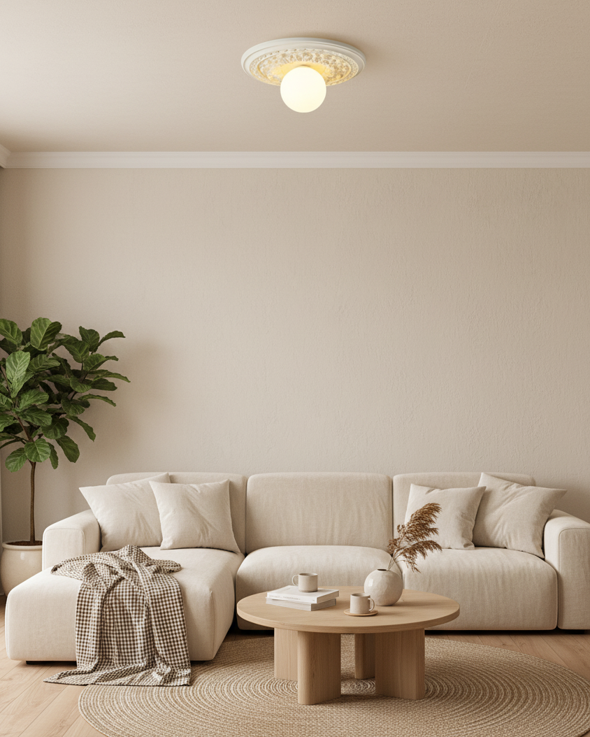 Casa Lumière Klassieke Plafondlamp - Reliëf Design Lamp