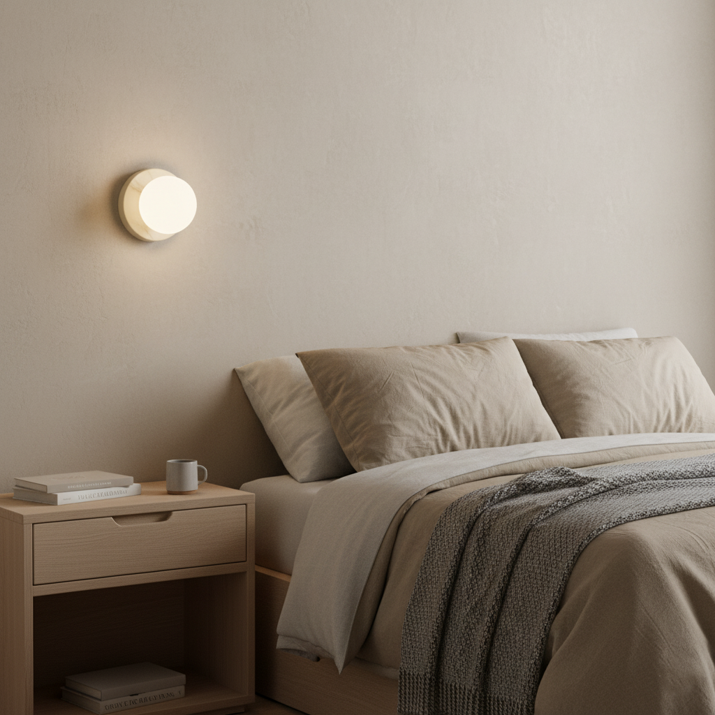 Casa Lumière Nordic Minimalistische LED Wandlamp - Ronde Vorm met Glazen Bol